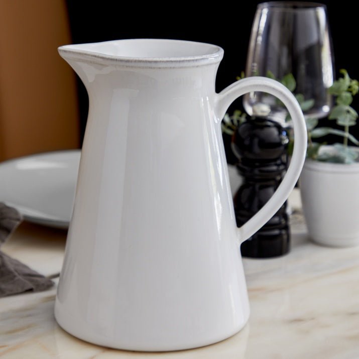 Pichet blanc en grés fin Friso - COSTA NOVA - La Maison MilanaiseFIZ212FRISO