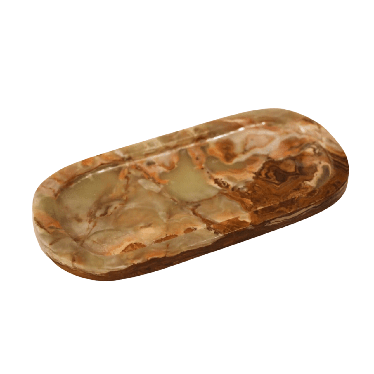 Plat ovale en onyx Ove - MANIFESTE - La Maison MilanaiseOVEONYX - 1Onyx Vert