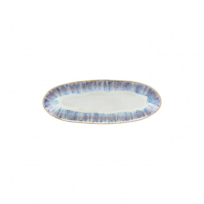 Plats allongés ovales en grès fin Brisa, lot de 2 - COSTA NOVA - La Maison MilanaiseGOA241BLEUBleu