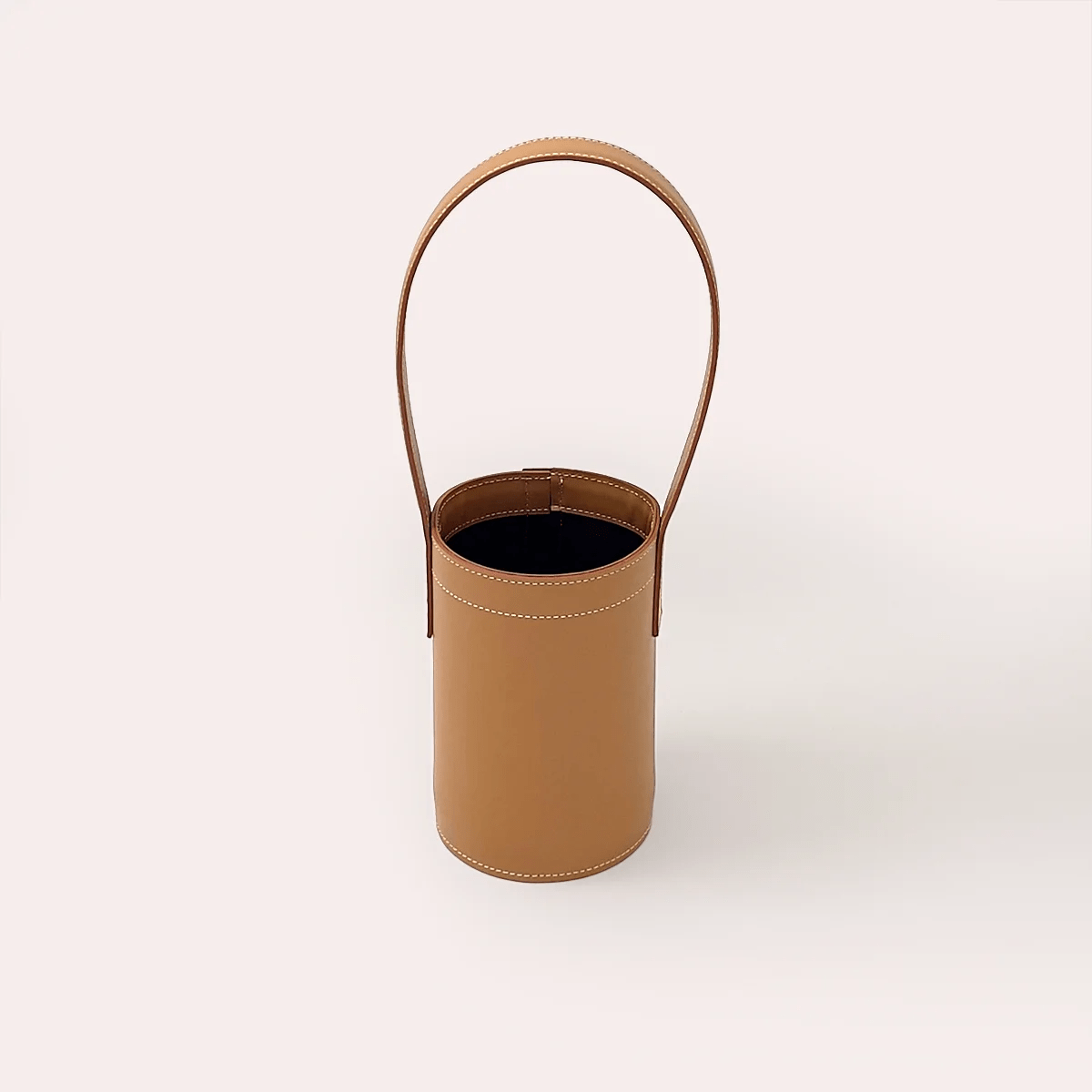 Porte bouteille réfrigéré en cuir Castillon - MIDIPY - La Maison MilanaiseCamel