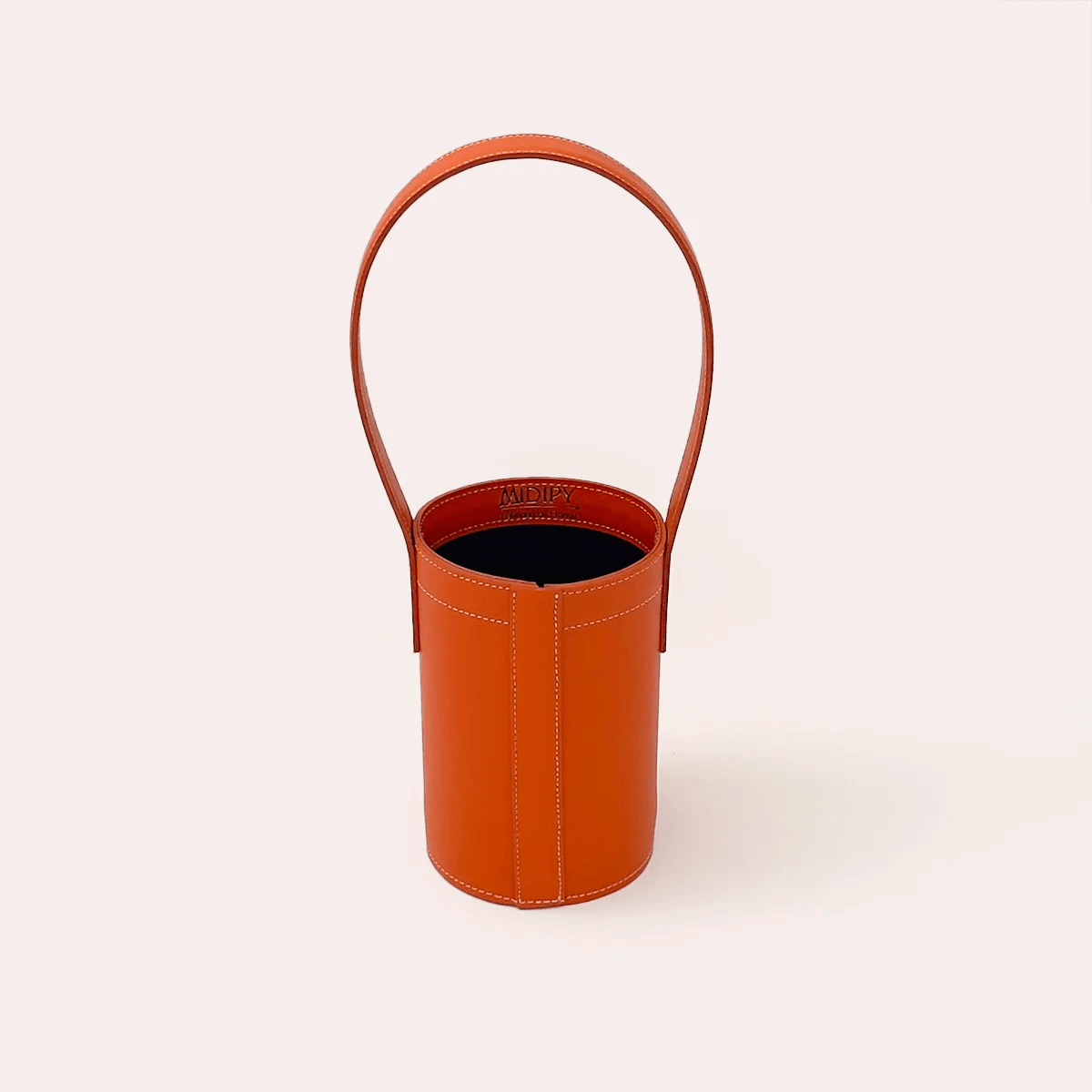 Porte bouteille réfrigéré en cuir Castillon - MIDIPY - La Maison MilanaiseCarmin