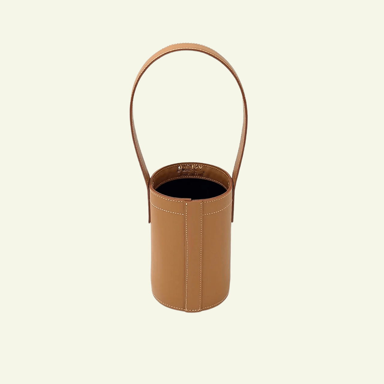 Porte bouteille réfrigéré en cuir Castillon - MIDIPY - La Maison MilanaiseCamel