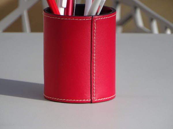 Pot à crayons en cuir Sigoyer - MIDIPY - La Maison MilanaisePOTACRAYONMIDIPY - 1Camel