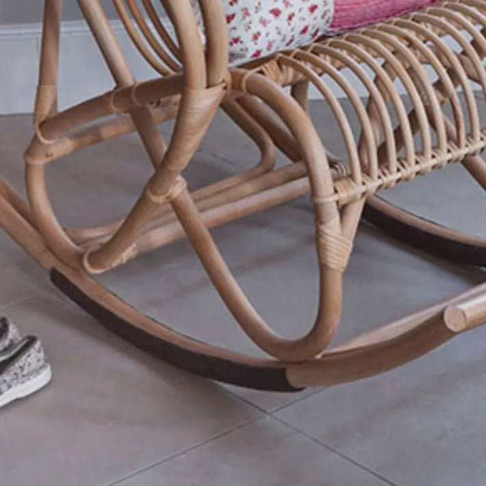 Rocking - chair en rotin naturel MARLENE – KOK MAISON - La Maison Milanaise629 - 4