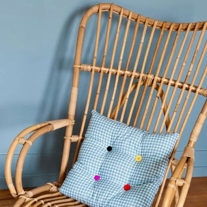 Rocking - chair en rotin naturel MARLENE – KOK MAISON - La Maison Milanaise629 - 4