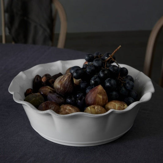 Saladier bord à volants en grès fin Rosa - COSTA NOVA - La Maison MilanaiseDAS301Blanc