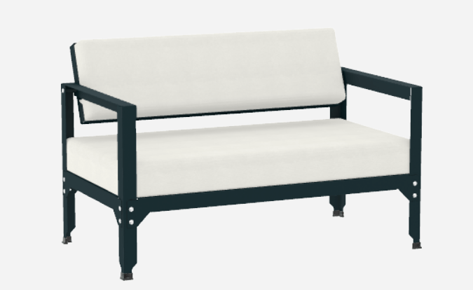 Sofa en acier galvanisé à dossier basculant Hegoa - MATIERE GRISE - La Maison MilanaiseSOFAHEGOA - 21Canard 115