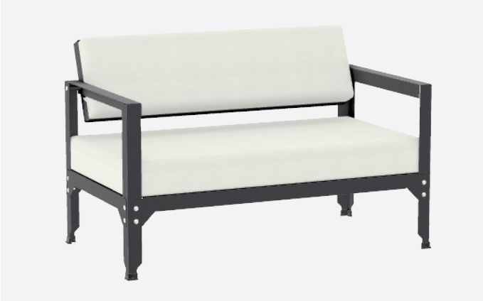 Sofa en acier galvanisé à dossier basculant Hegoa - MATIERE GRISE - La Maison MilanaiseSOFAHEGOA - 32Winners 223