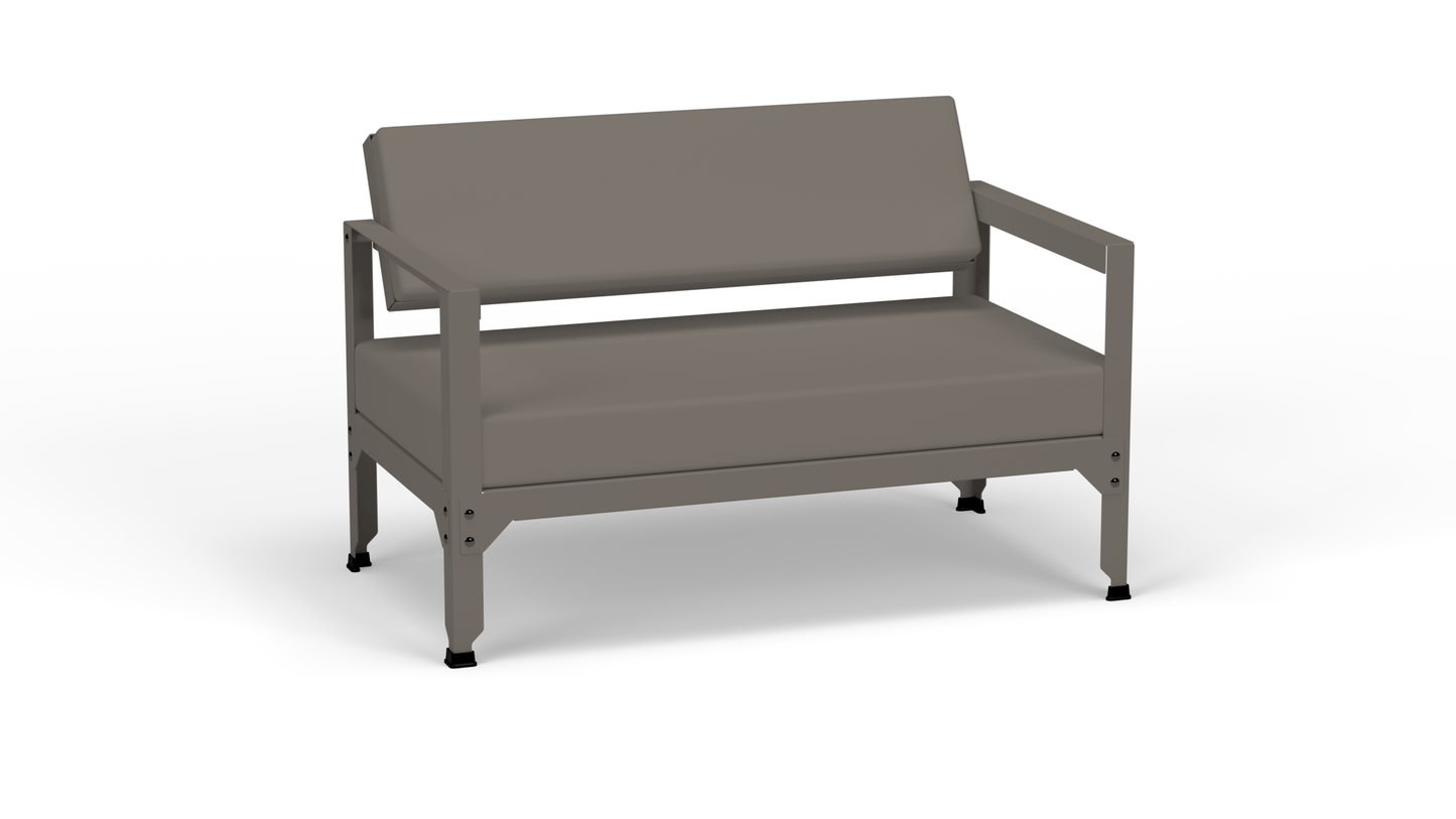 Sofa en acier galvanisé à dossier basculant Hegoa - MATIERE GRISE - La Maison MilanaiseSOFAHEGOA - 10Taupe 192
