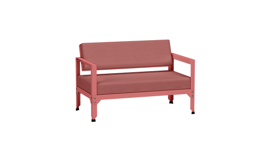 Sofa en acier galvanisé à dossier basculant Hegoa - MATIERE GRISE - La Maison MilanaiseSOFAHEGOA - 1Eggshell 161