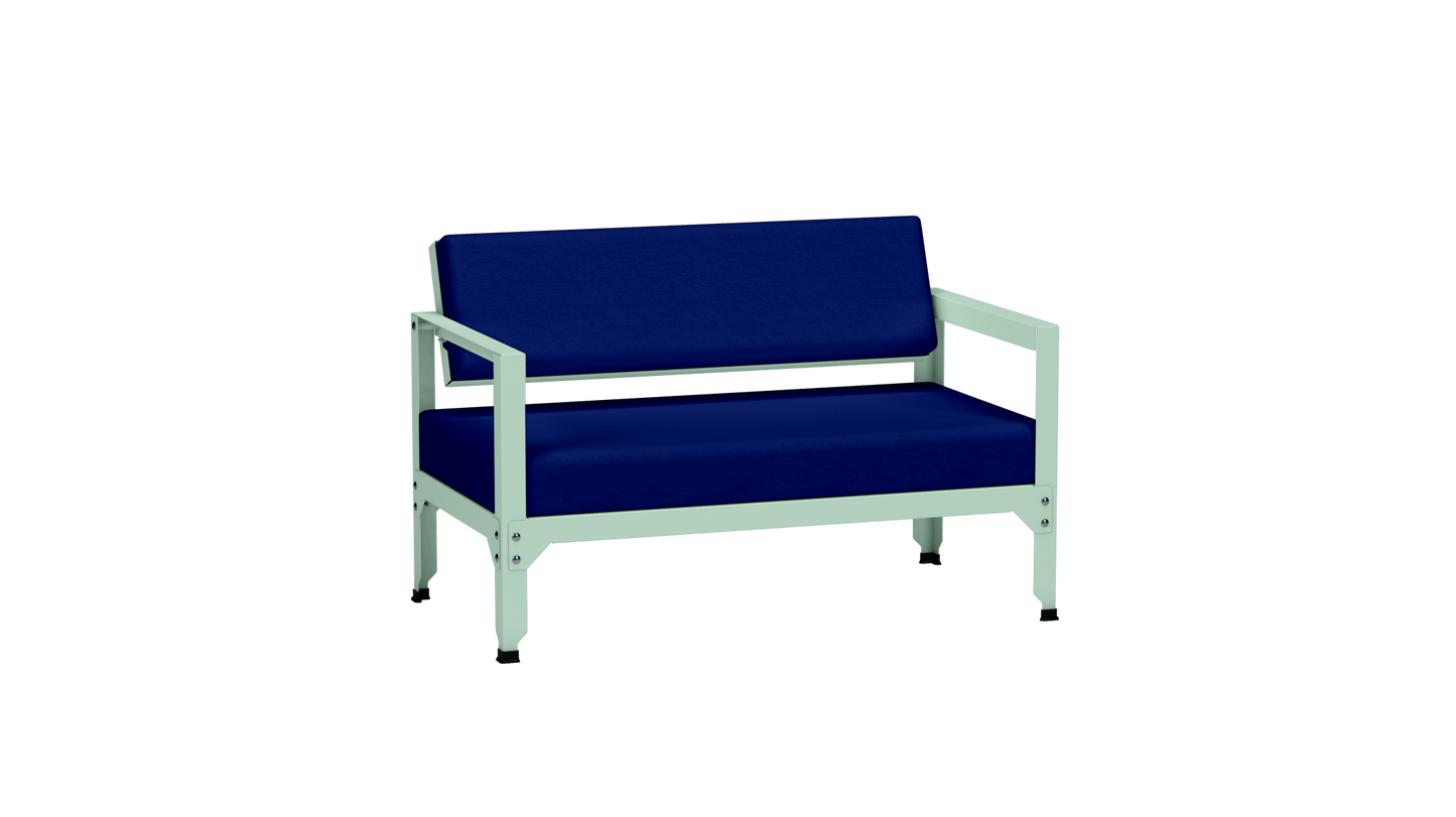 Sofa en acier galvanisé à dossier basculant Hegoa - MATIERE GRISE - La Maison MilanaiseSOFAHEGOA - 26Vert d'eau 120