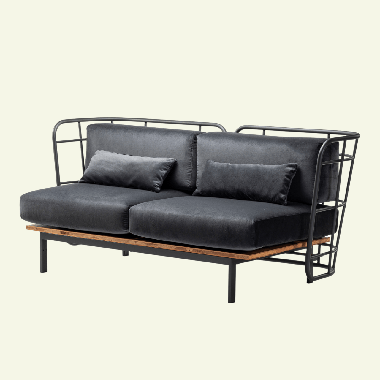 Sofa extérieur design en métal Jujube - CHAIRS & MORE - La Maison MilanaiseJUJUBESOFACat.CVoticenattè/outdoor - 6AnthraciteAnthracite