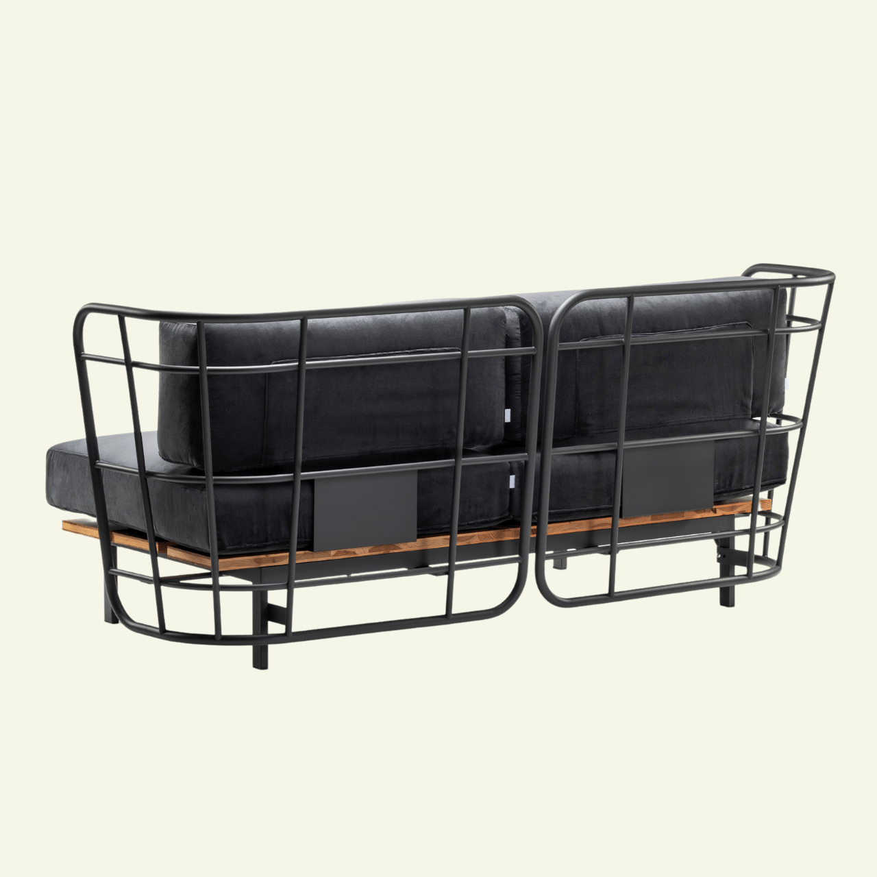 Sofa extérieur design en métal Jujube - CHAIRS & MORE - La Maison MilanaiseJUJUBESOFACat.CVoticenattè/outdoor - 9SableGris 600