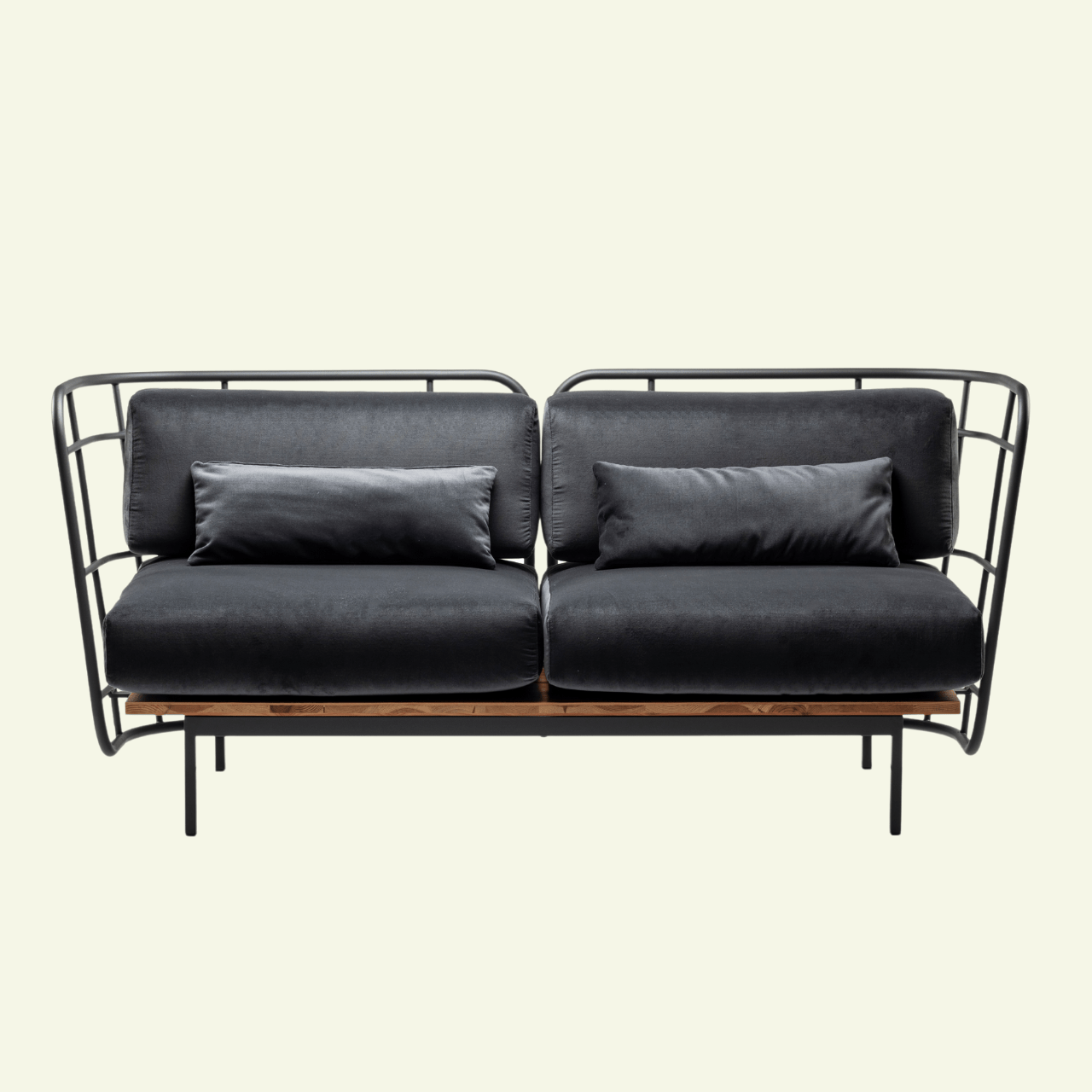 Sofa extérieur design en métal Jujube - CHAIRS & MORE - La Maison MilanaiseJUJUBESOFACat.CVoticenattè/outdoor - 6AnthraciteAnthracite