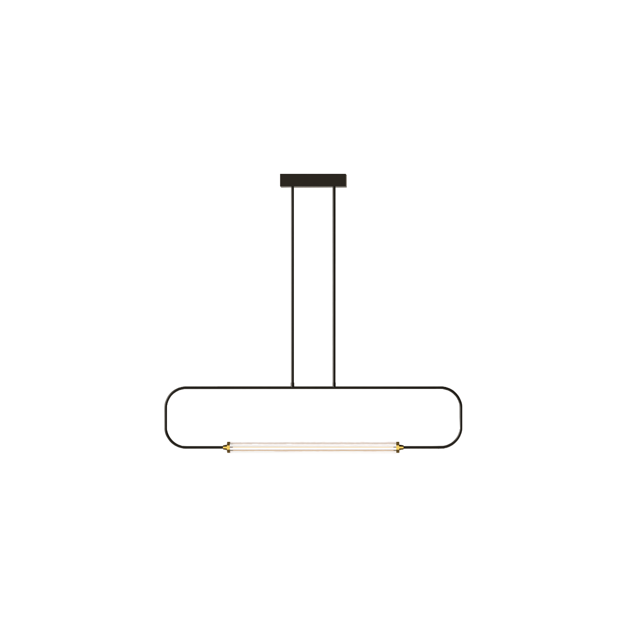 Suspension design minimaliste en métal SKYLINES - LUMEN CENTER - La Maison MilanaiseSKY33103SS L86cm