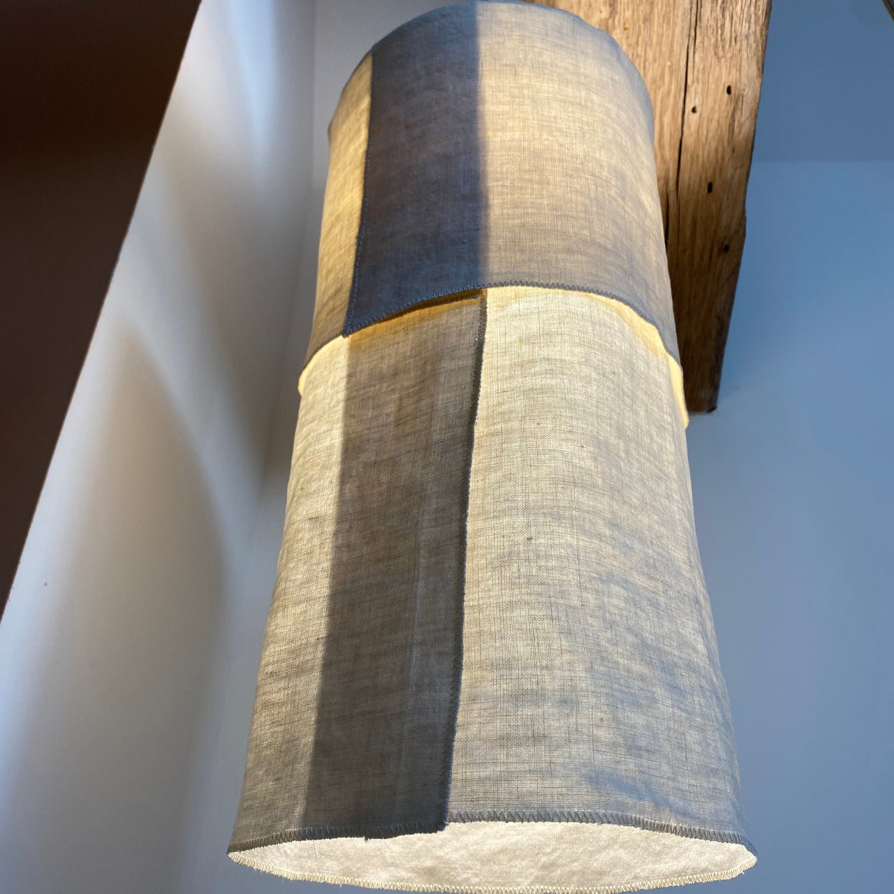 Suspension Ø18cm ENCIEL – Lin naturel et lumière douce - STUDIO ECHO - La Maison MilanaiseSUSPENCIELH45Sans câble