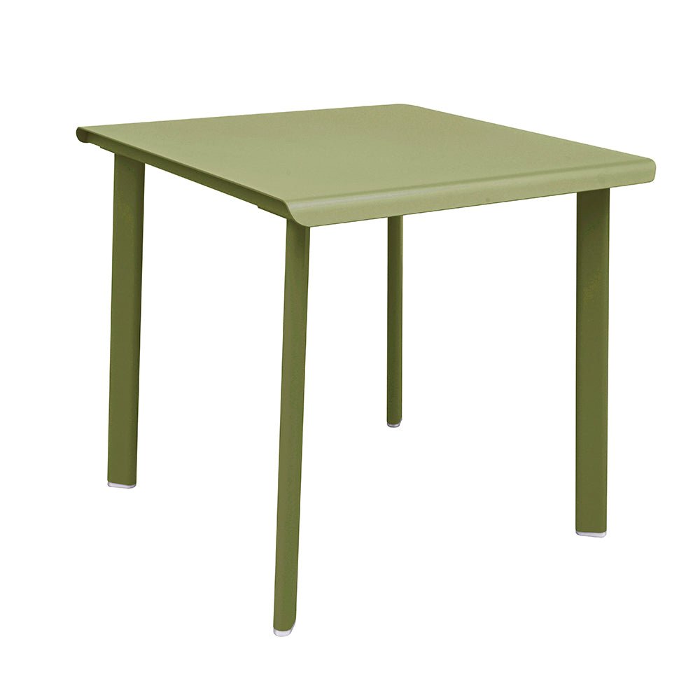 Table 2 personnes en aluminium Design et fabrication française - ALLURE D'AZUR - La Maison Milanaise582016OLIVIEROlivier70x70xH73cm