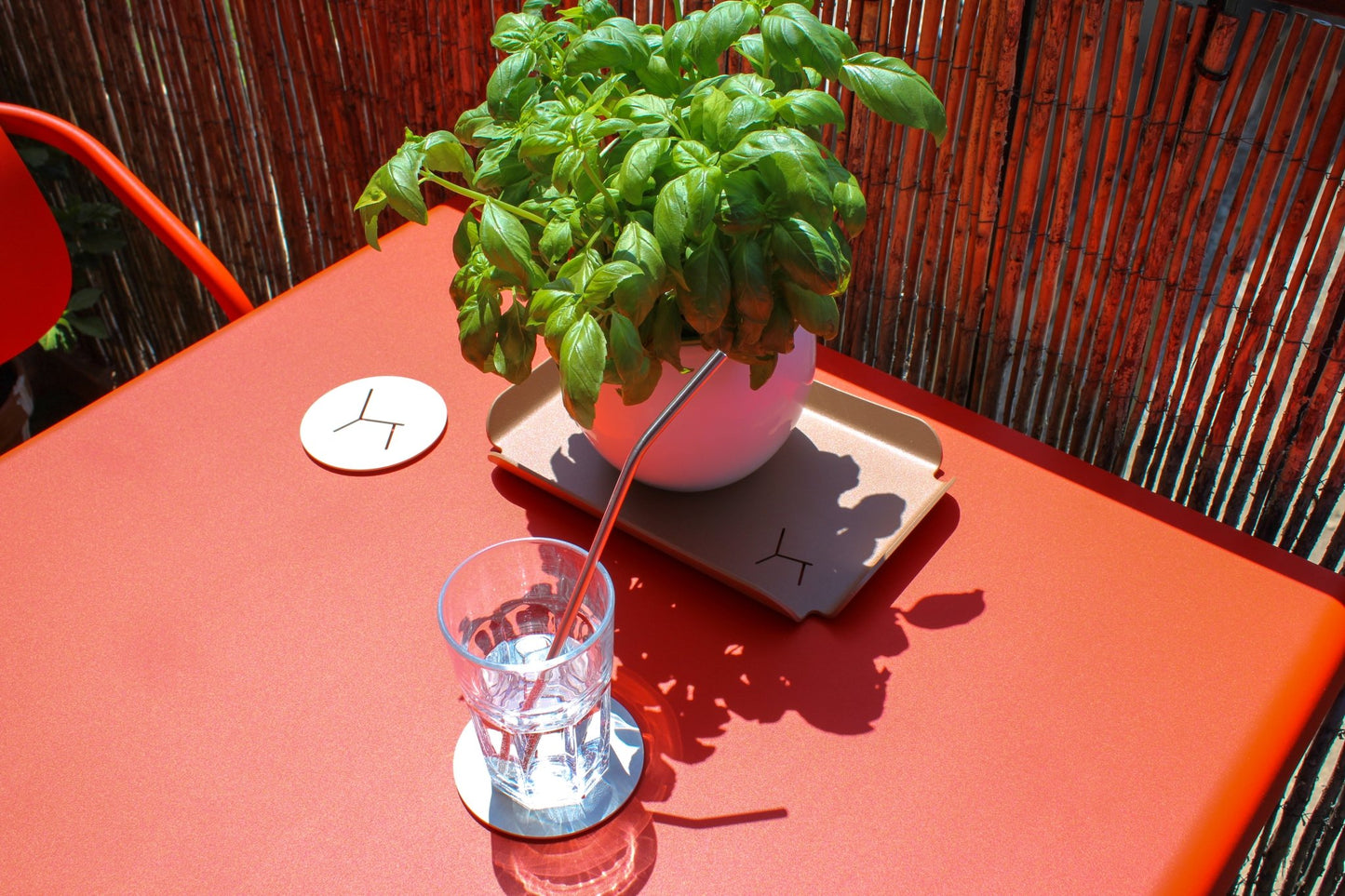 Table 2 personnes en aluminium Design et fabrication française - ALLURE D'AZUR - La Maison Milanaise582016LAGUNELagune70x70xH73cm