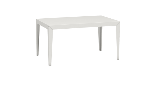 Table à manger rectangulaire en métal 140cm Zef - MATIERE GRISE - La Maison MilanaiseBlanc 001Intérieur