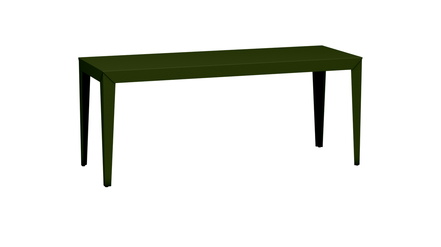 Table à manger rectangulaire en métal 180cm Zef - MATIERE GRISE - La Maison MilanaiseKaki 122Intérieur