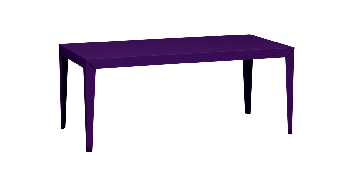 Table à manger rectangulaire en métal 180cm Zef - MATIERE GRISE - La Maison MilanaiseUltra Violet 172Intérieur