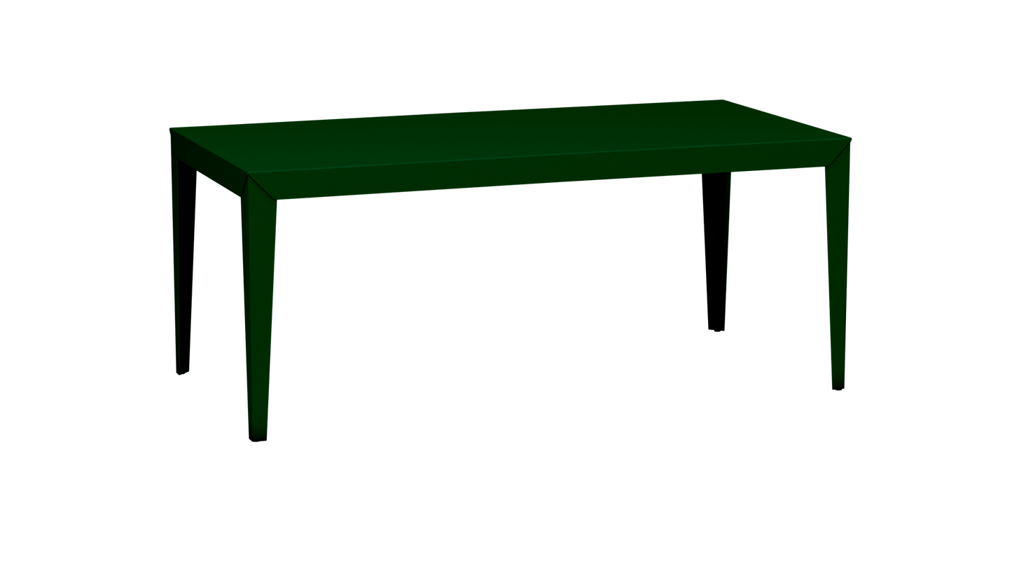 Table à manger rectangulaire en métal 180cm Zef - MATIERE GRISE - La Maison MilanaiseCanopée 124Intérieur