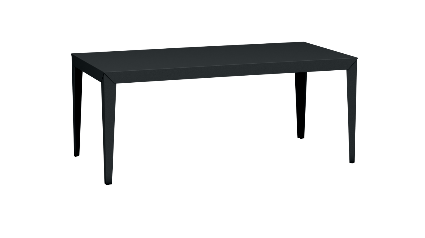 Table à manger rectangulaire en métal 180cm Zef - MATIERE GRISE - La Maison MilanaiseAnthracite 222Intérieur