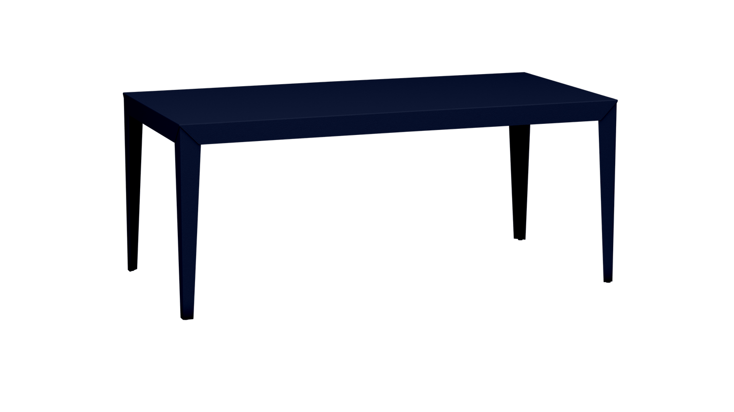 Table à manger rectangulaire en métal 180cm Zef - MATIERE GRISE - La Maison MilanaiseNuit 114Intérieur