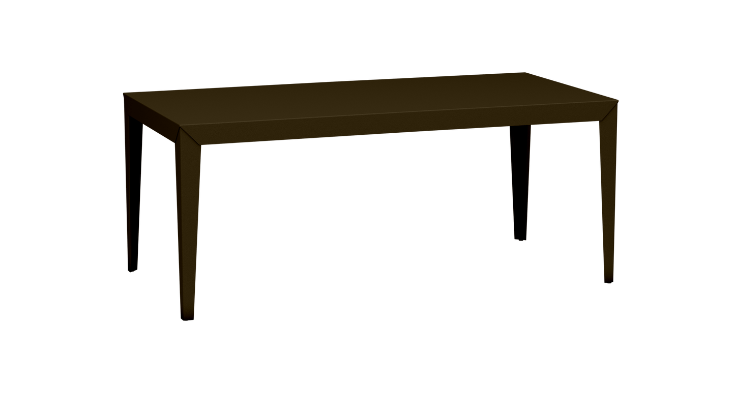 Table à manger rectangulaire en métal 180cm Zef - MATIERE GRISE - La Maison MilanaiseBronze 181Intérieur