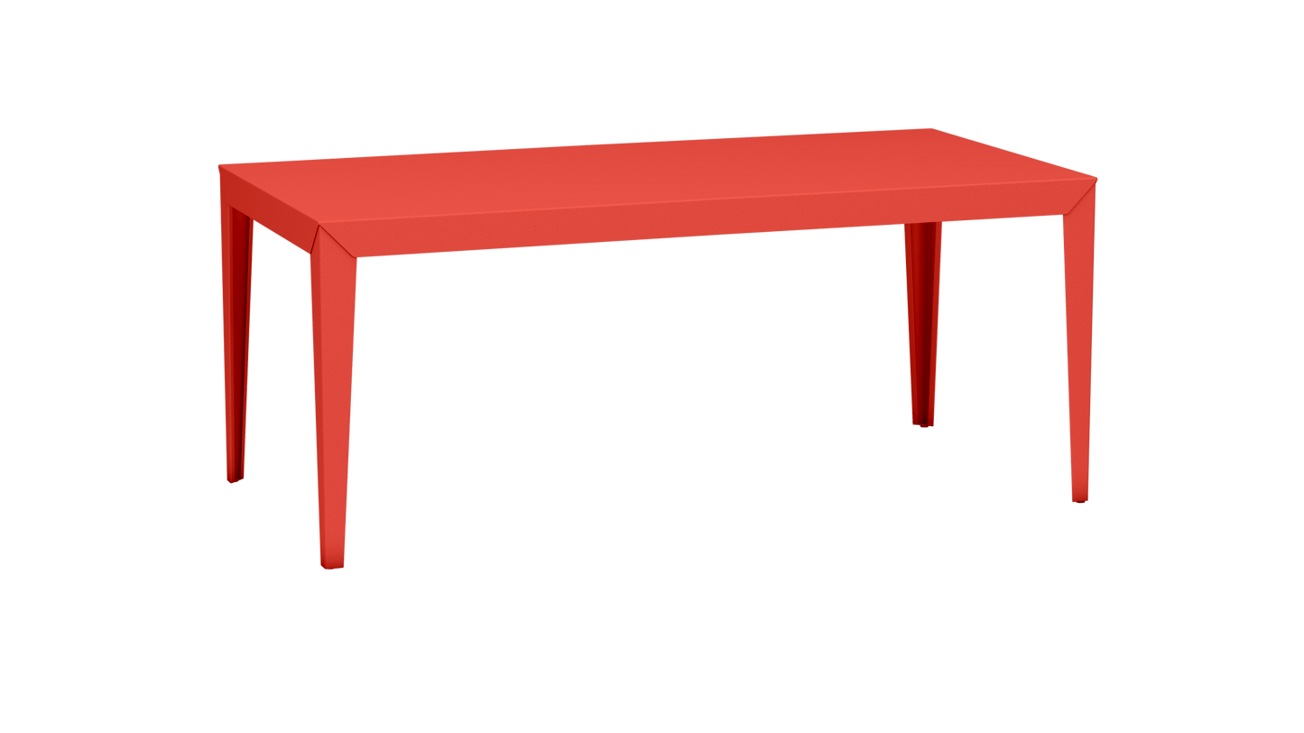 Table à manger rectangulaire en métal 180cm Zef - MATIERE GRISE - La Maison MilanaisePêche 143Intérieur