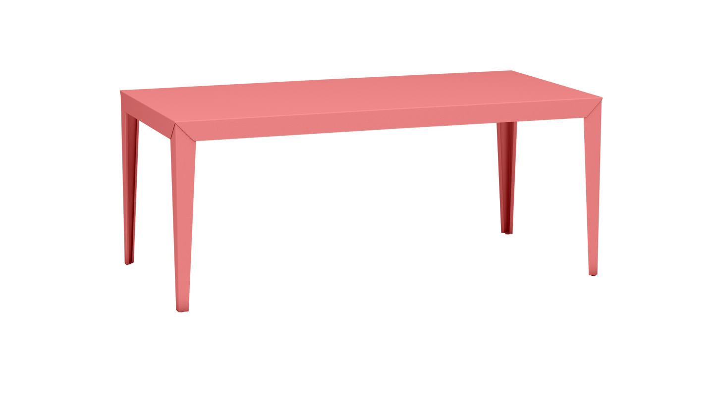 Table à manger rectangulaire en métal 180cm Zef - MATIERE GRISE - La Maison MilanaisePink Lady 163Intérieur
