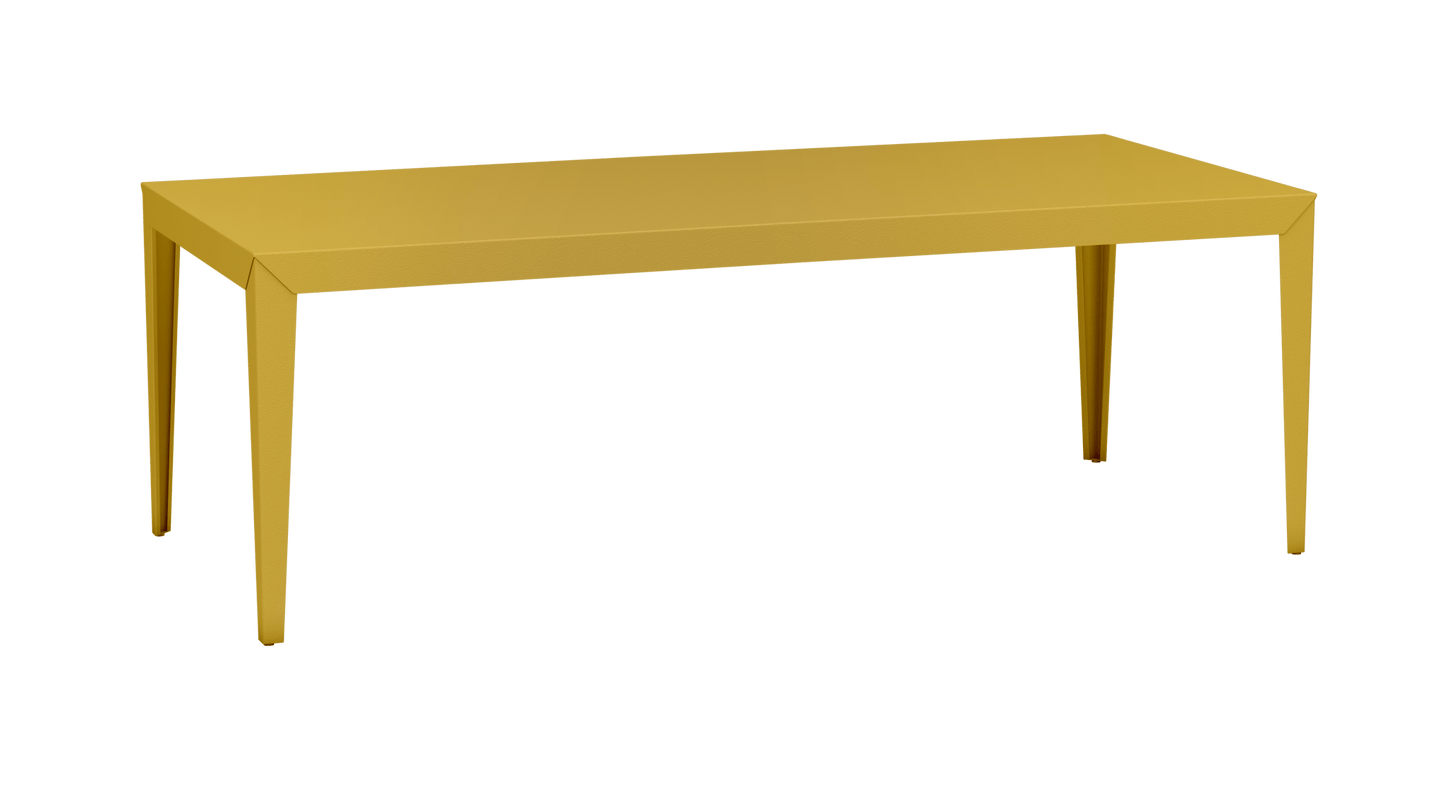 Table à manger rectangulaire en métal 220cm Zef - MATIERE GRISE - La Maison MilanaiseLaiton 230Intérieur