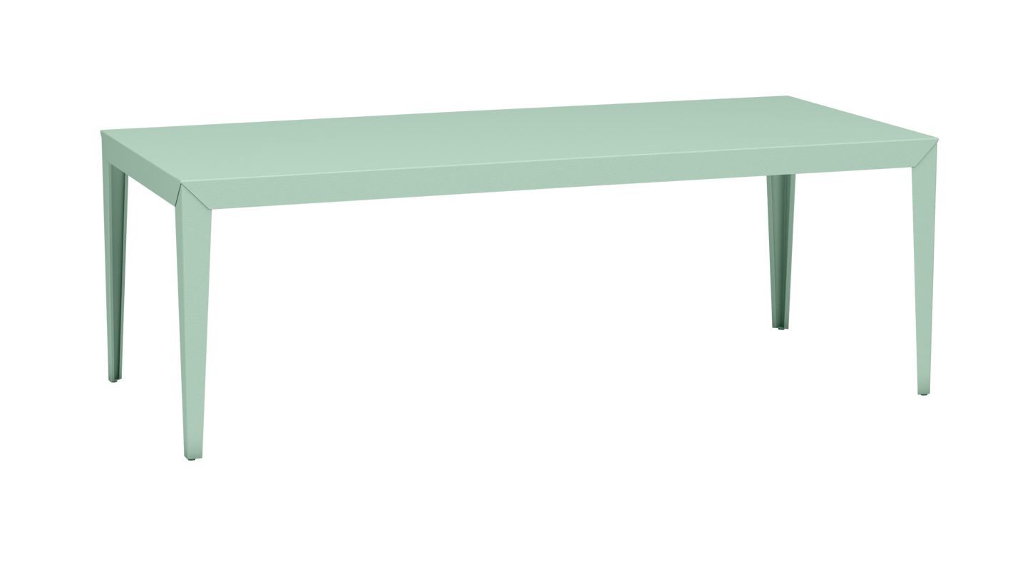 Table à manger rectangulaire en métal 220cm Zef - MATIERE GRISE - La Maison MilanaiseVert d'eau 120Intérieur