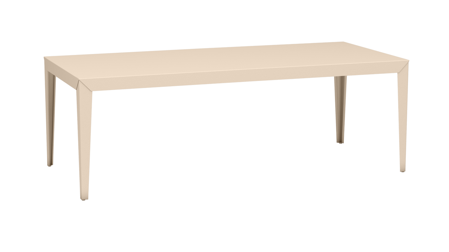 Table à manger rectangulaire en métal 220cm Zef - MATIERE GRISE - La Maison MilanaiseEggshell 161Intérieur