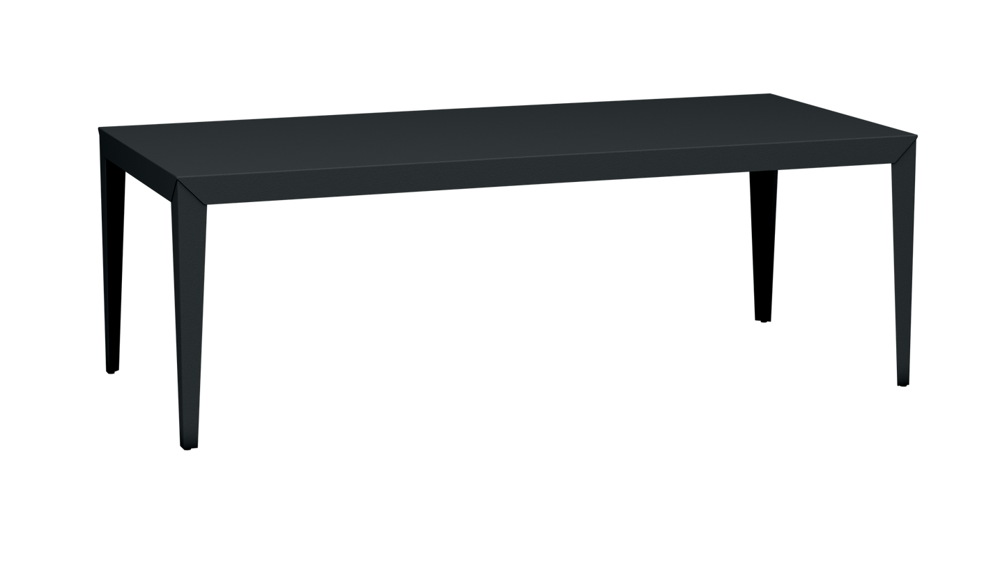 Table à manger rectangulaire en métal 220cm Zef - MATIERE GRISE - La Maison MilanaiseAnthracite 222Intérieur