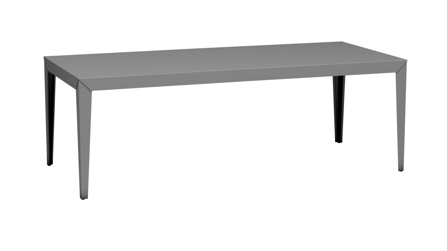 Table à manger rectangulaire en métal 220cm Zef - MATIERE GRISE - La Maison MilanaiseBrut Vernis Brillant 020Intérieur