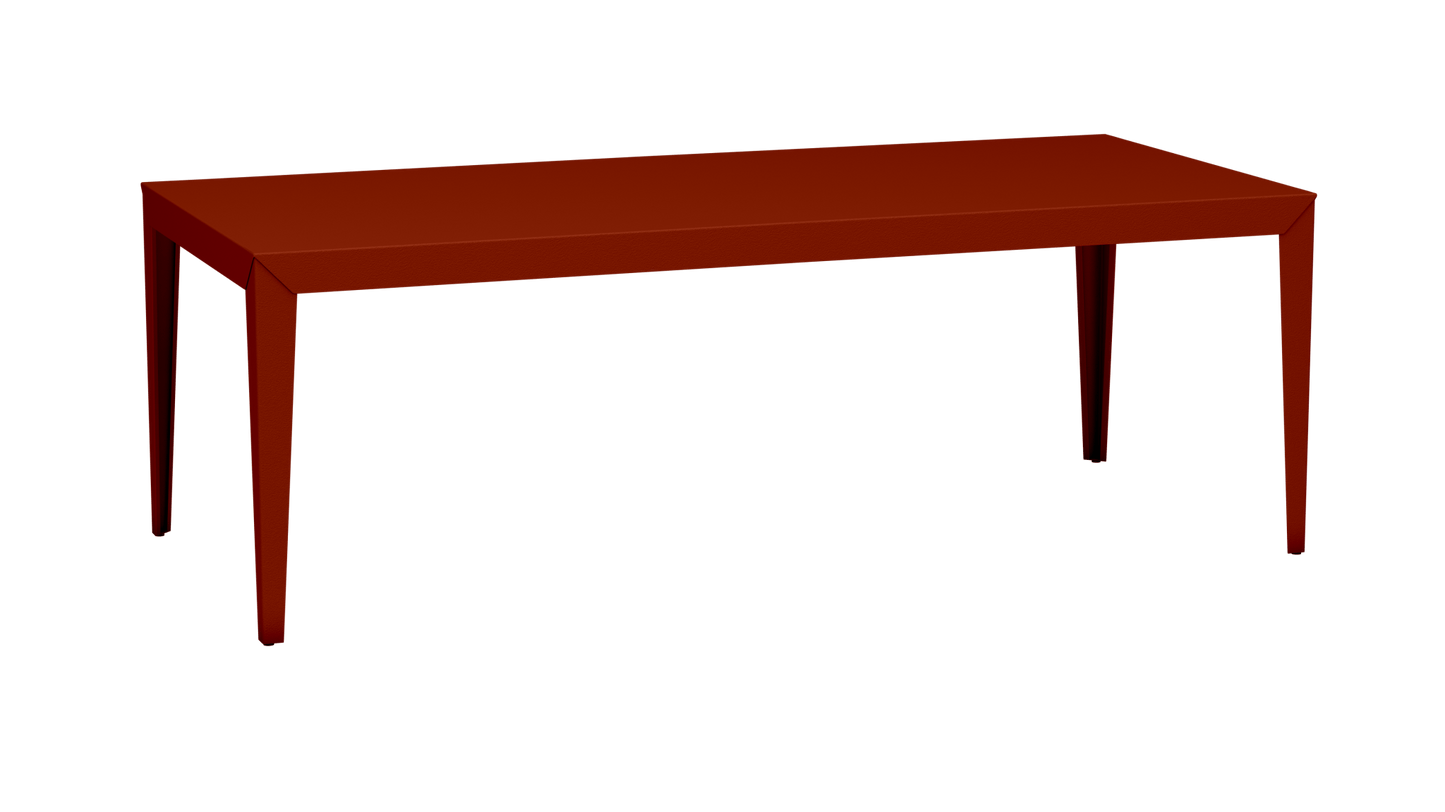Table à manger rectangulaire en métal 220cm Zef - MATIERE GRISE - La Maison MilanaiseTerracotta 142Intérieur