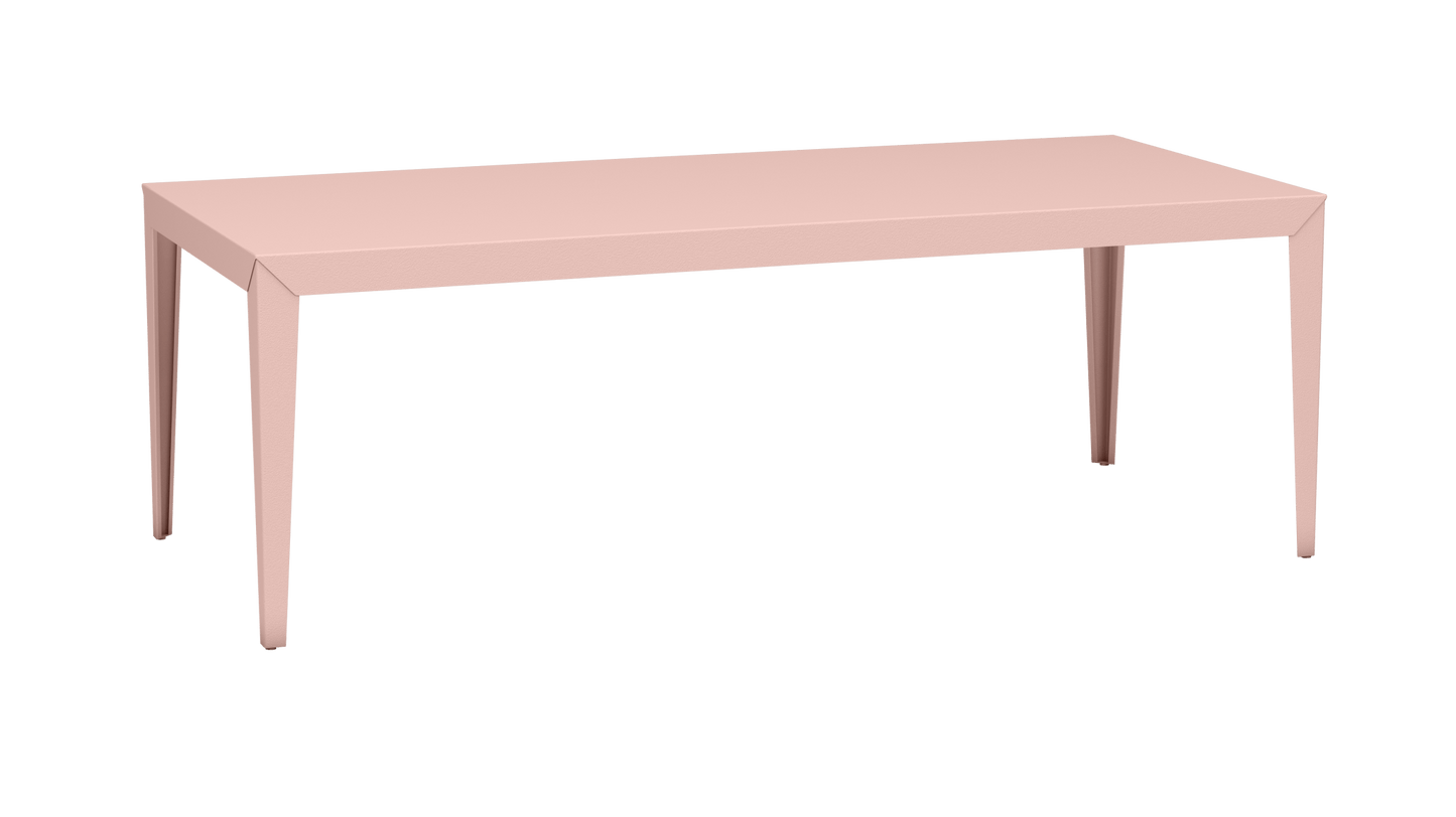 Table à manger rectangulaire en métal 220cm Zef - MATIERE GRISE - La Maison MilanaiseBaby pink 162Intérieur