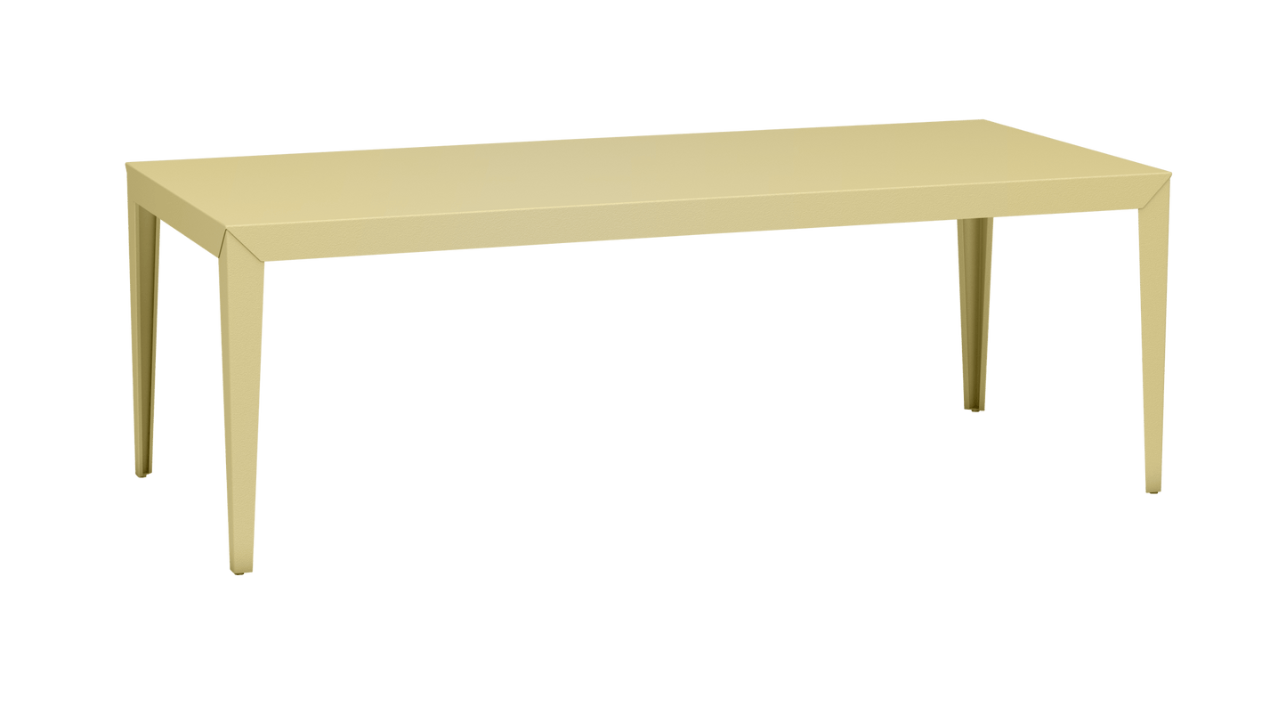 Table à manger rectangulaire en métal 220cm Zef - MATIERE GRISE - La Maison MilanaiseChampagne 231Intérieur
