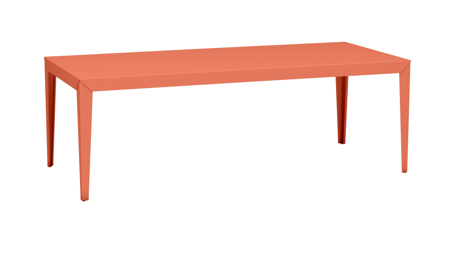 Table à manger rectangulaire en métal 220cm Zef - MATIERE GRISE - La Maison MilanaiseOrange givré 144Intérieur