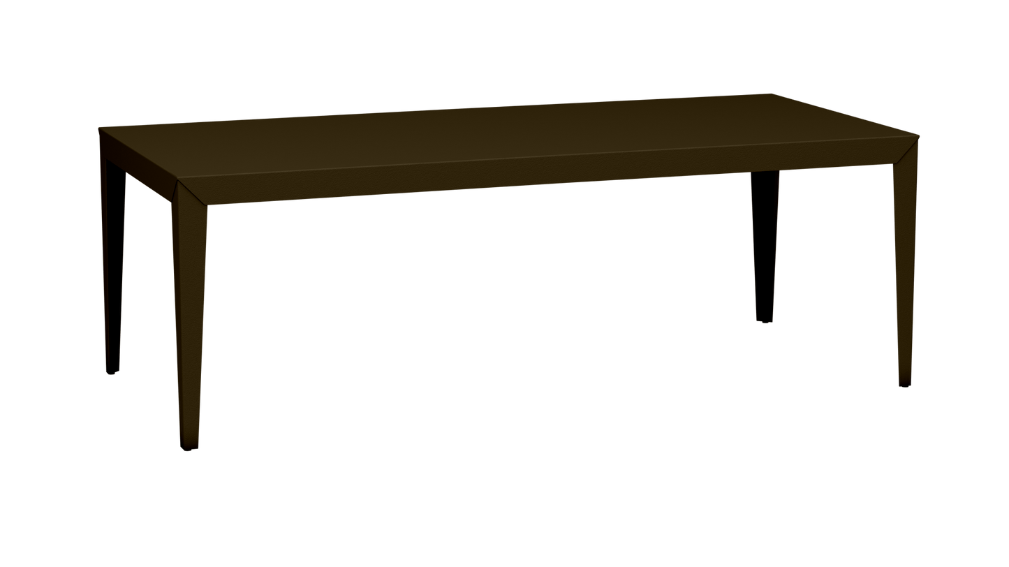Table à manger rectangulaire en métal 220cm Zef - MATIERE GRISE - La Maison MilanaiseBronze 181Intérieur