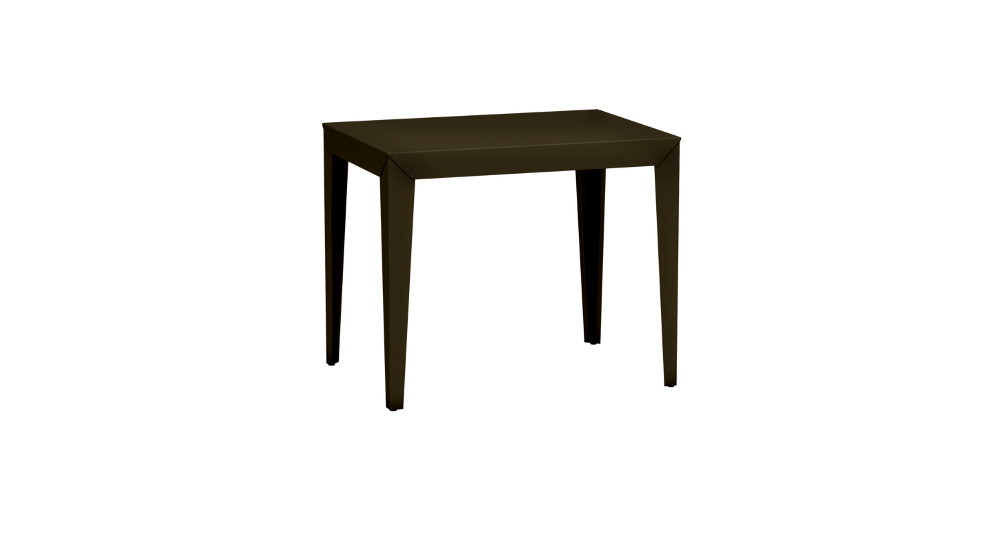 Table à manger rectangulaire en métal 90cm Zef - MATIERE GRISE - La Maison MilanaiseBrut Vernis fumé 241Intérieur