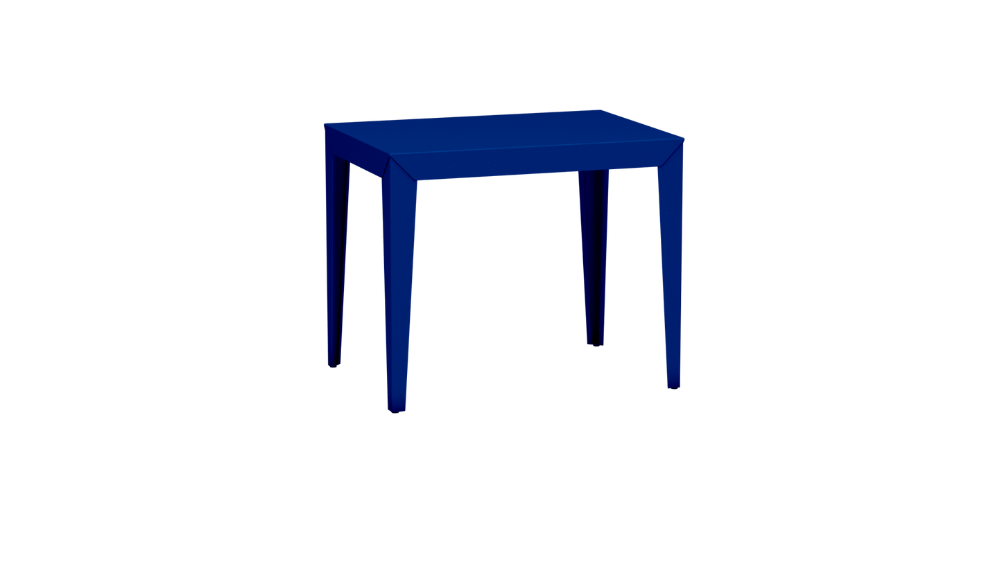 Table à manger rectangulaire en métal 90cm Zef - MATIERE GRISE - La Maison MilanaiseBleu pur 112Intérieur