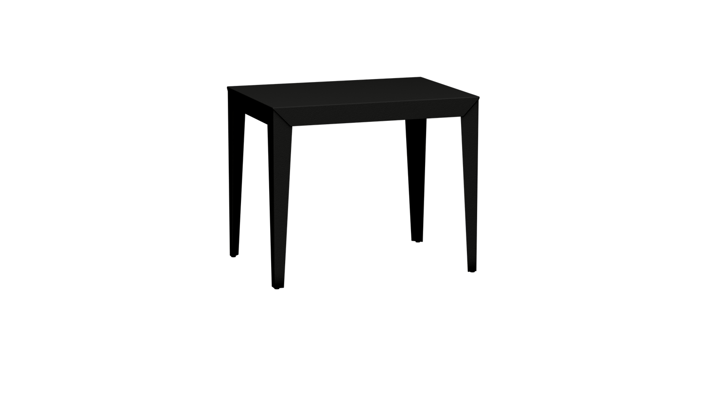 Table à manger rectangulaire en métal 90cm Zef - MATIERE GRISE - La Maison MilanaiseNoir mat 031Intérieur