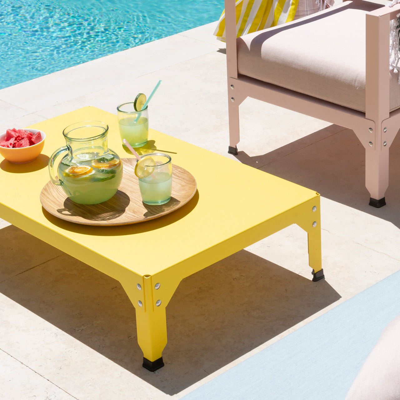 Table basse carrée en acier galvanisé 79cm Hegoa - MATIERE GRISE - La Maison MilanaiseTABLEBASSE79HEGOA75Winners 22345cm