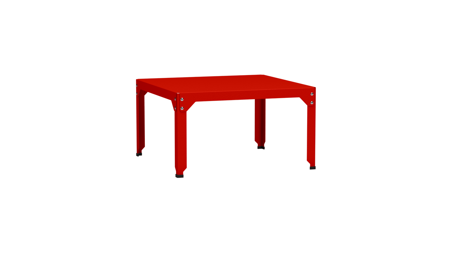 Table basse carrée en acier galvanisé 79cm Hegoa - MATIERE GRISE - La Maison MilanaiseTABLEBASSE79HEGOA32Corail 03245cm