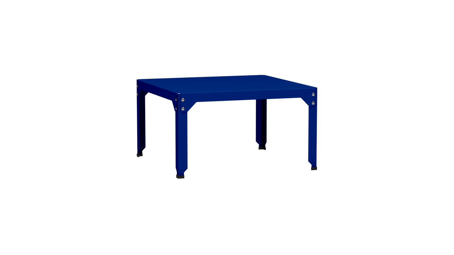 Table basse carrée en acier galvanisé 79cm Hegoa - MATIERE GRISE - La Maison MilanaiseTABLEBASSE79HEGOA44Bleu pur 11245cm
