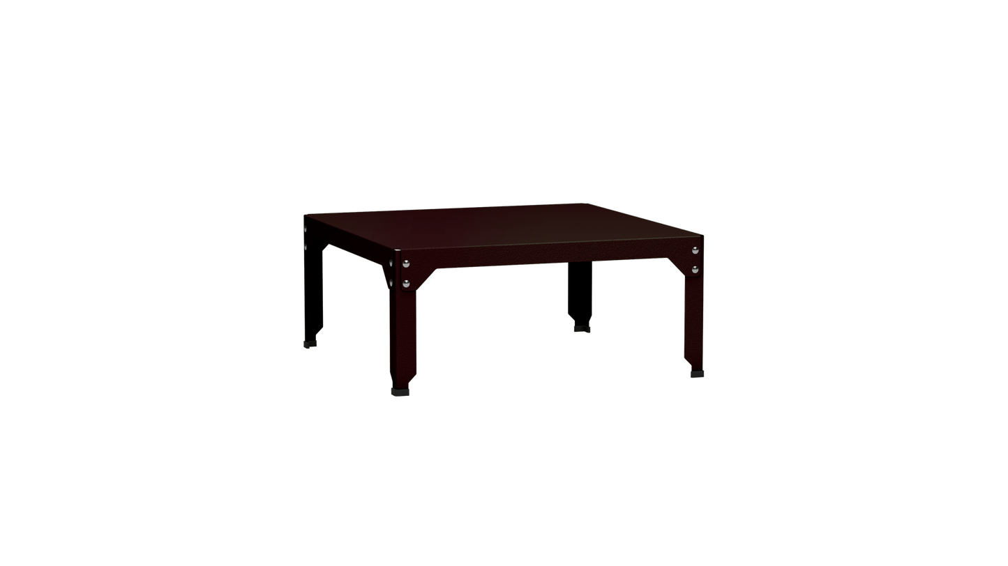 Table basse carrée en acier galvanisé 79cm Hegoa - MATIERE GRISE - La Maison MilanaiseTABLEBASSE79HEGOA72Violet de Mars 17135cm