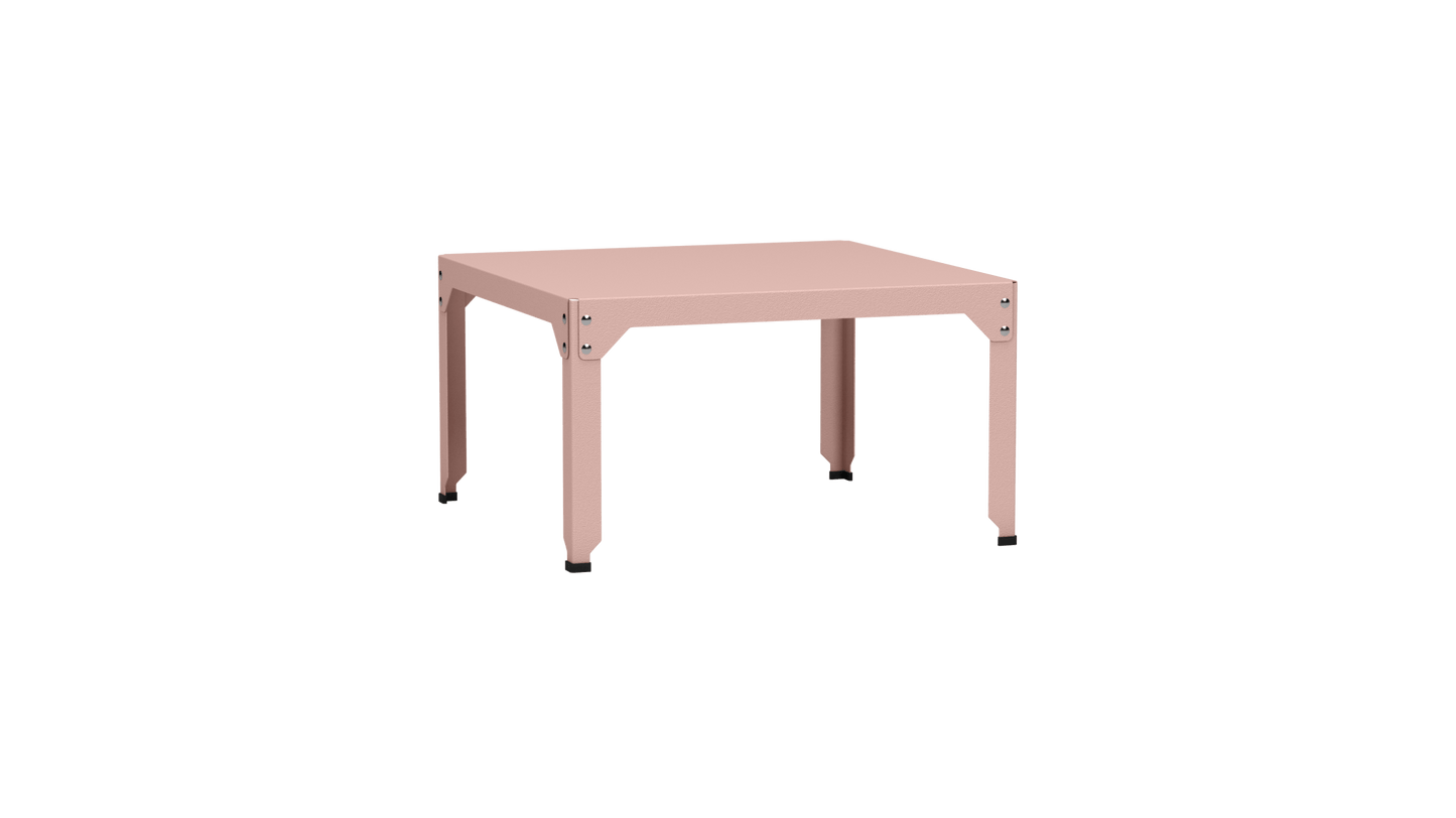 Table basse carrée en acier galvanisé 79cm Hegoa - MATIERE GRISE - La Maison MilanaiseTABLEBASSE79HEGOA28Baby pink 16245cm