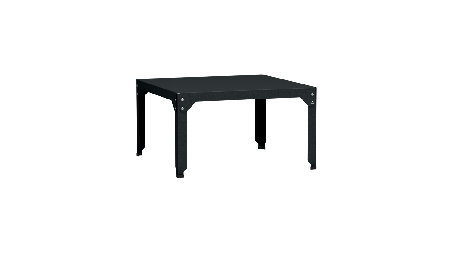 Table basse carrée en acier galvanisé 79cm Hegoa - MATIERE GRISE - La Maison MilanaiseTABLEBASSE79HEGOA10Anthracite 22245cm